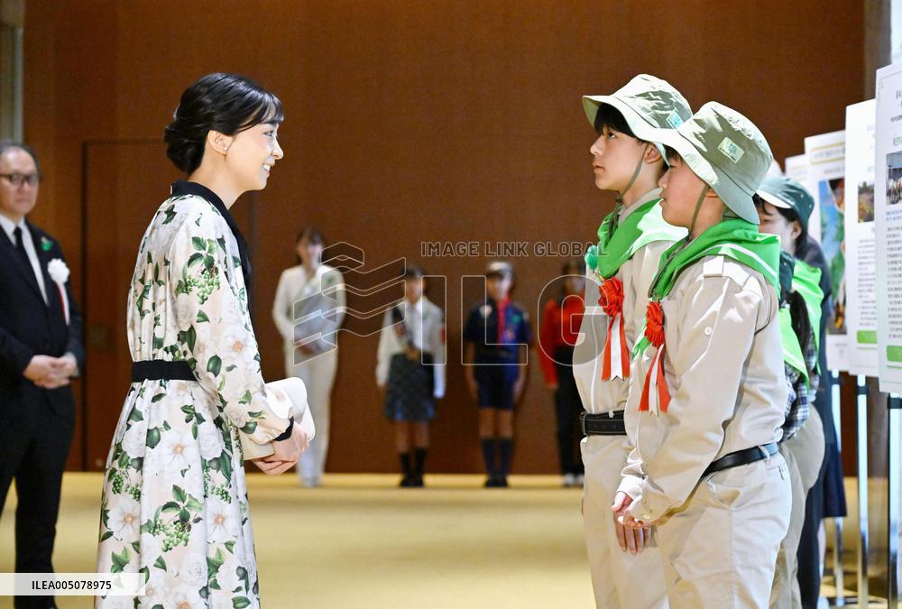 Princess Kako at greenery promotion event