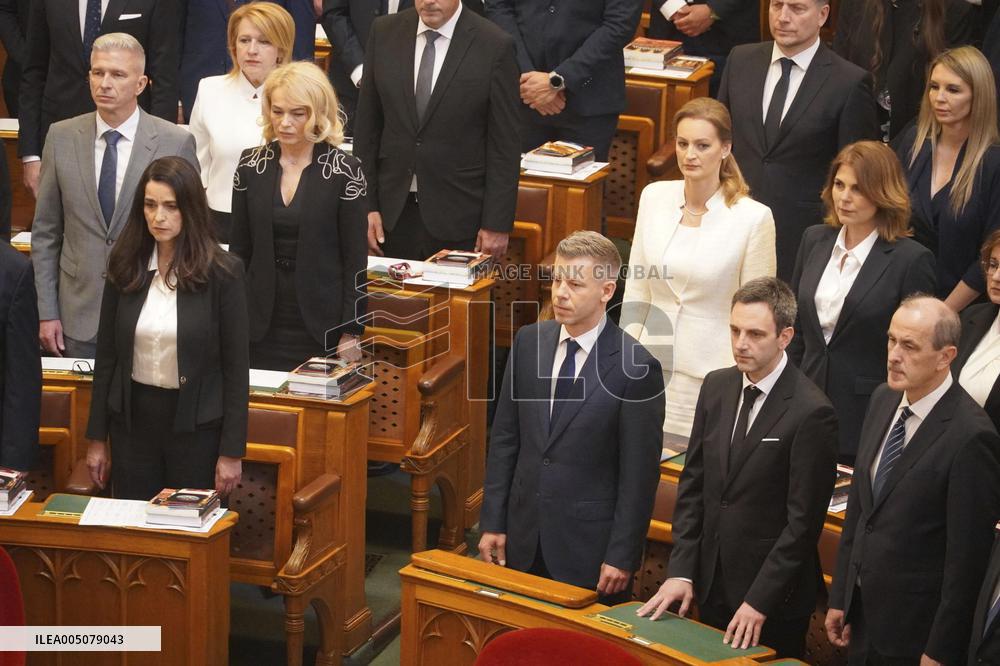 Magyar sworn in as Hungary's prime minister
