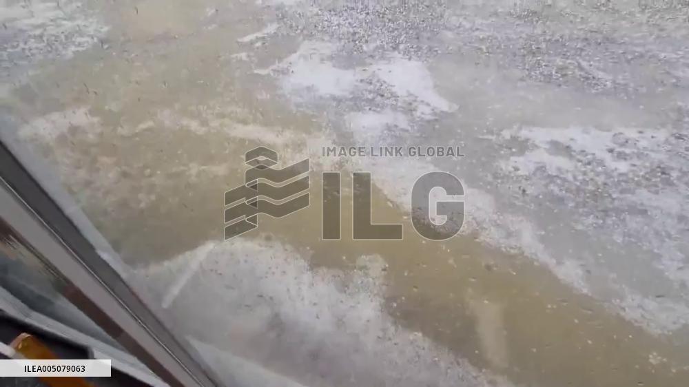 France: Orange Alert Storm Bring Hail and Gusty Winds to Parts of Occitanie