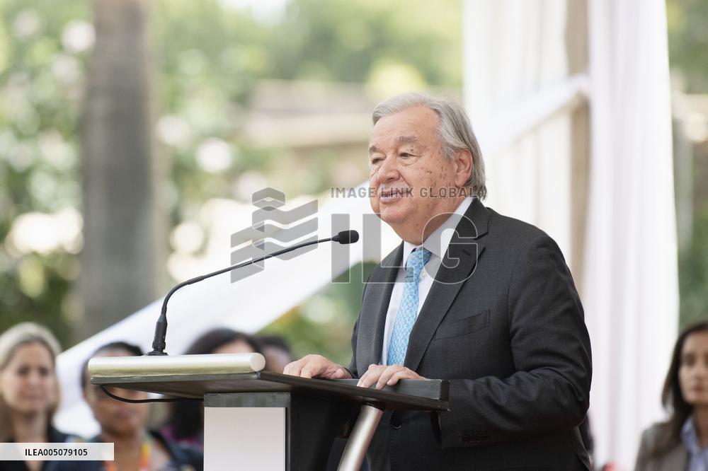 Groundbreaking ceremony for U.N. hall in Nairobi