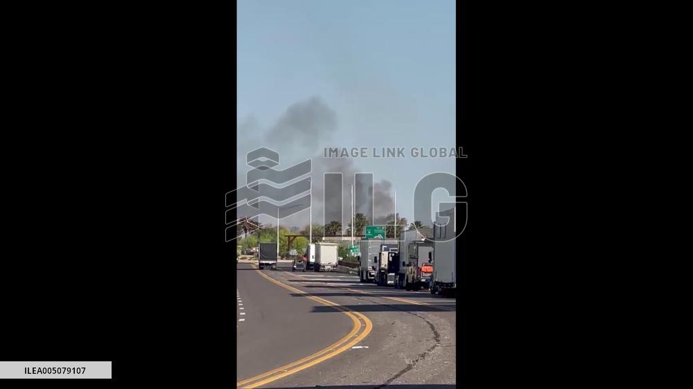 US: Jones Fire Near Wickenburg Prompts Evacuations and Highway Closure in Arizona