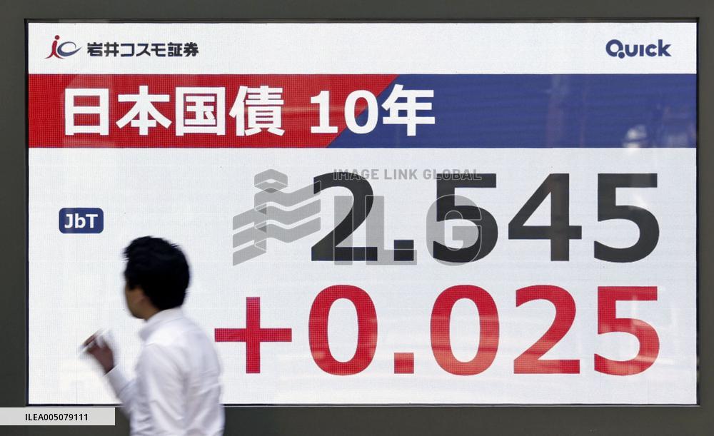 Key bond yield hits 27-year high