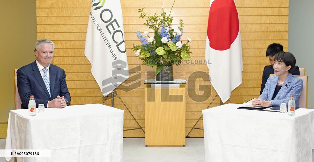 Japan PM Takaichi meets with OECD Secretary General Cormann