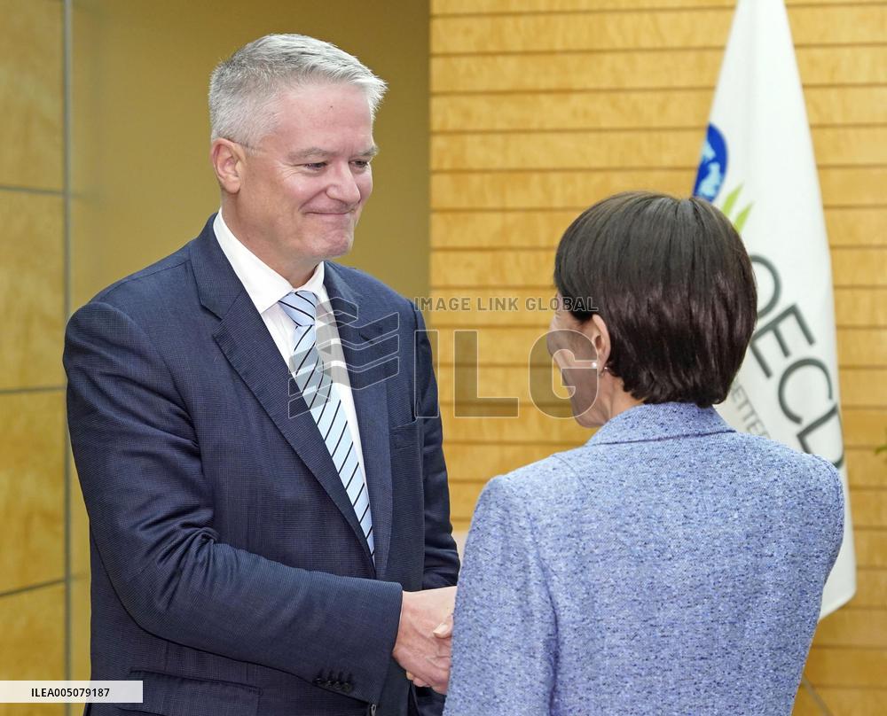 Japan PM Takaichi meets with OECD Secretary General Cormann