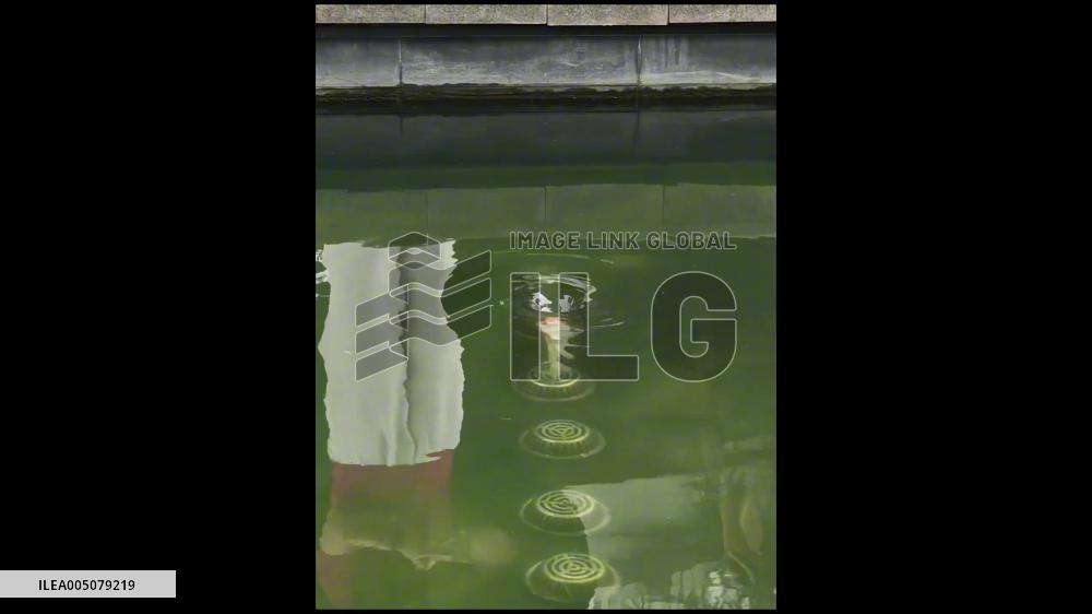 China: Red Carp Caught Spinning in Whirlpool in Sichuan