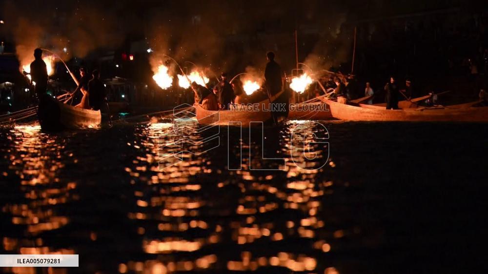 Opening of cormorant fishing season in central Japan