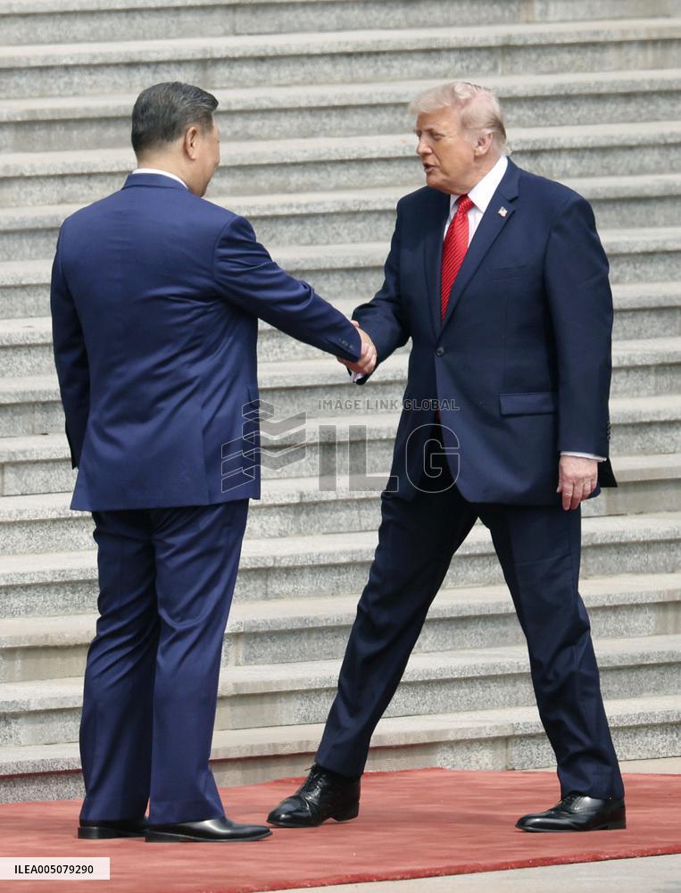 U.S. President Trump in Beijing