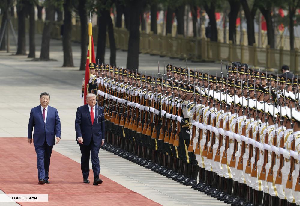 U.S. President Trump in Beijing