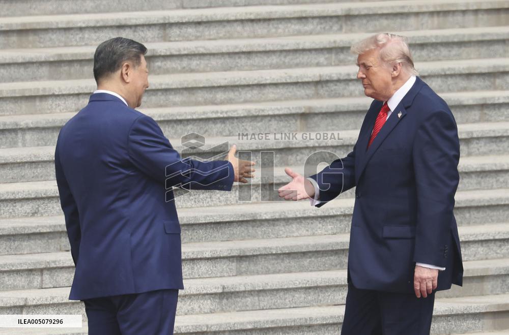 U.S. President Trump in Beijing