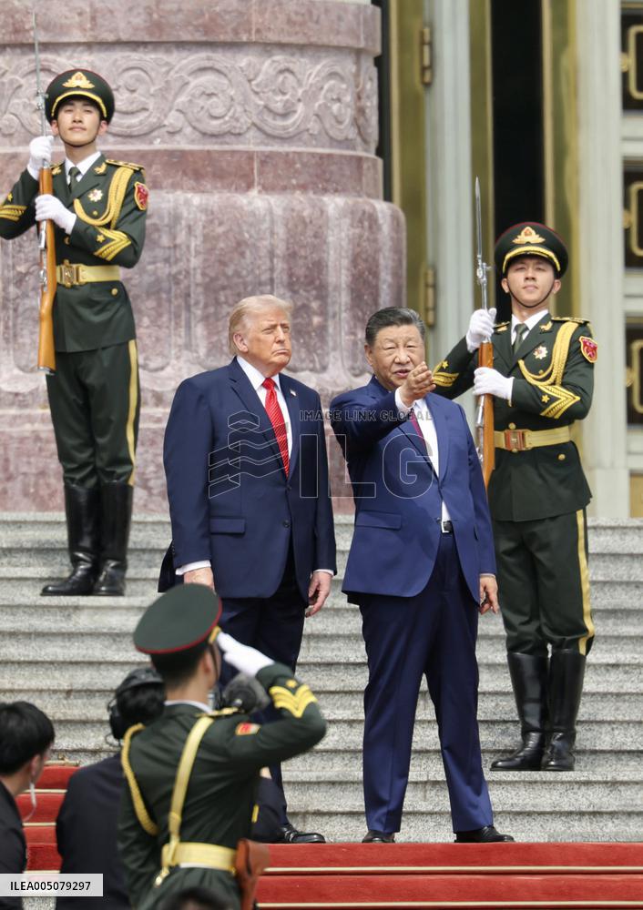 U.S. President Trump in Beijing
