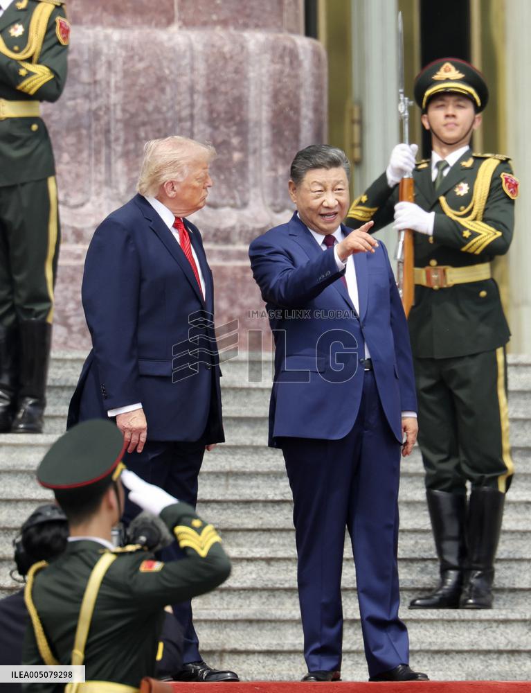 U.S. President Trump in Beijing