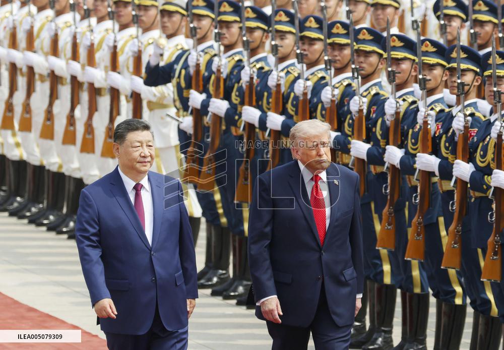 U.S. President Trump in Beijing