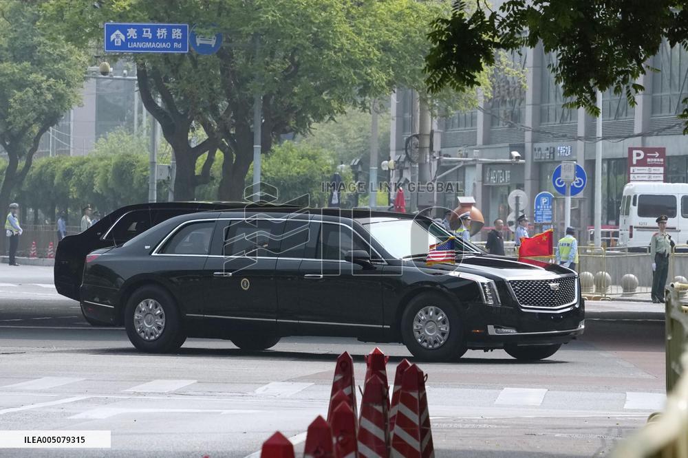 U.S. President Trump in Beijing