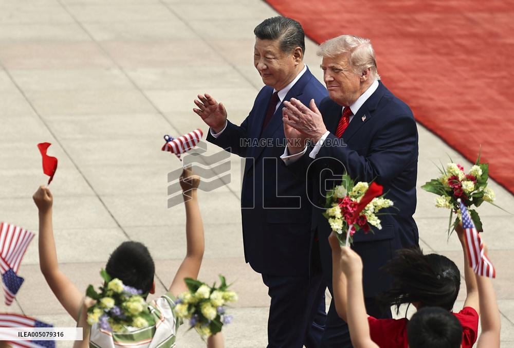 U.S. President Trump in Beijing