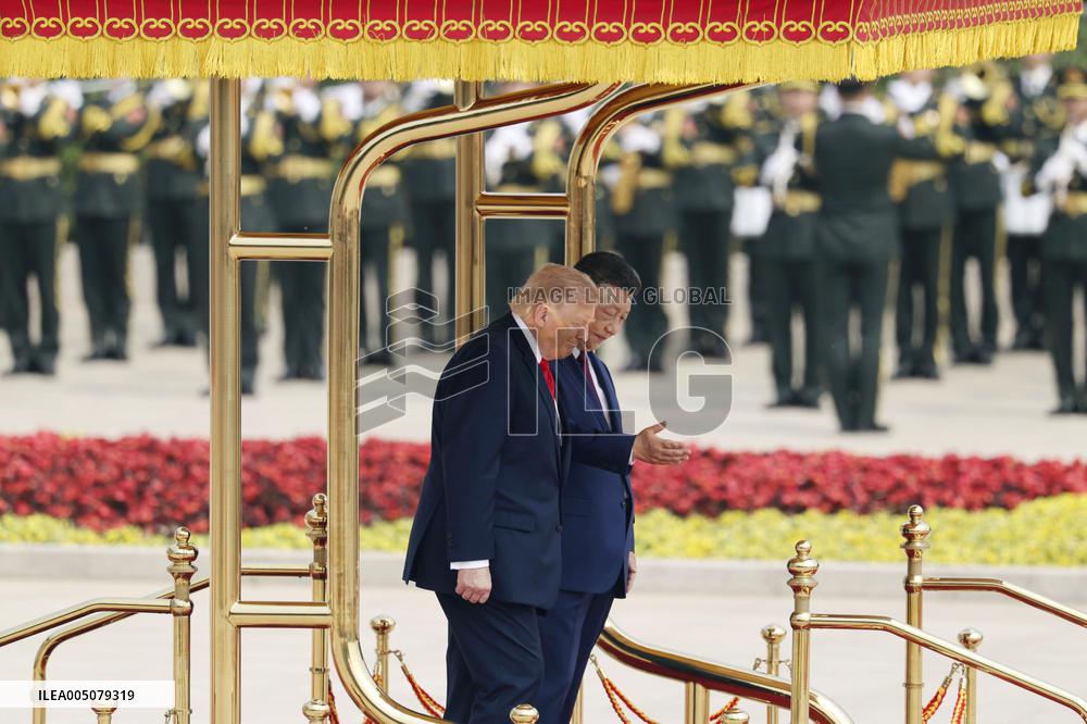 U.S. President Trump in Beijing