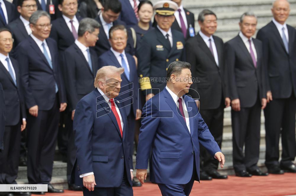 U.S. President Trump in Beijing