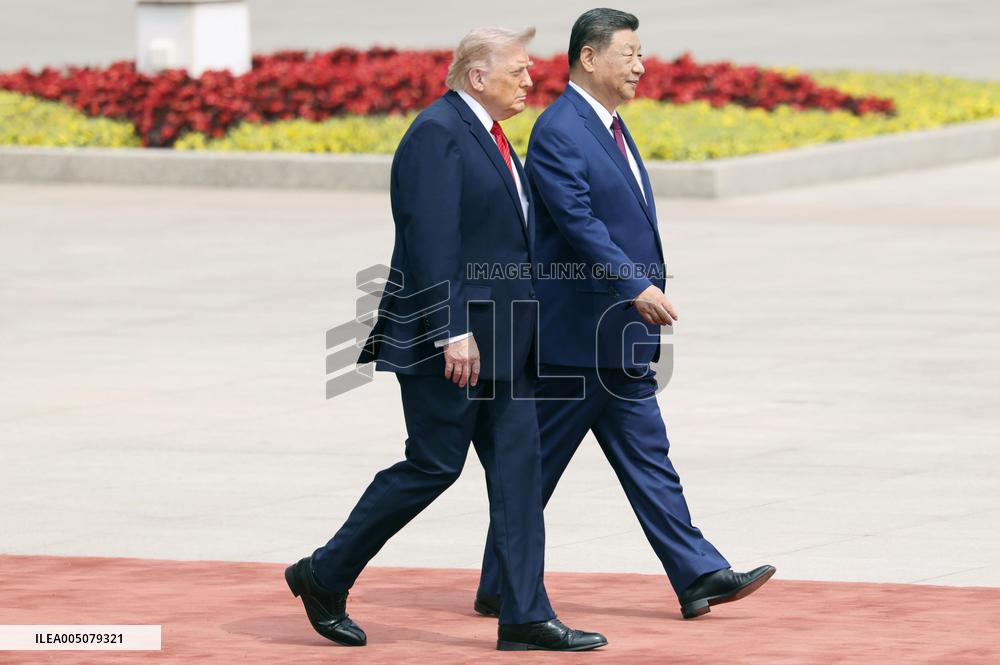 U.S. President Trump in Beijing
