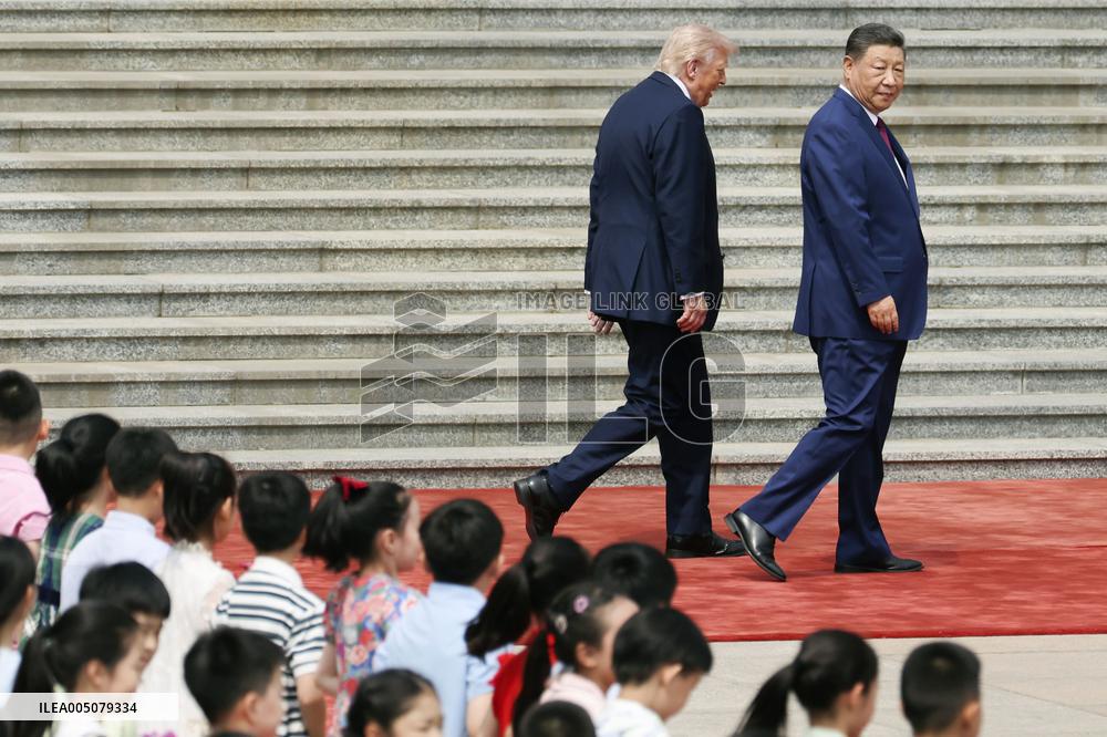 U.S. President Trump in Beijing