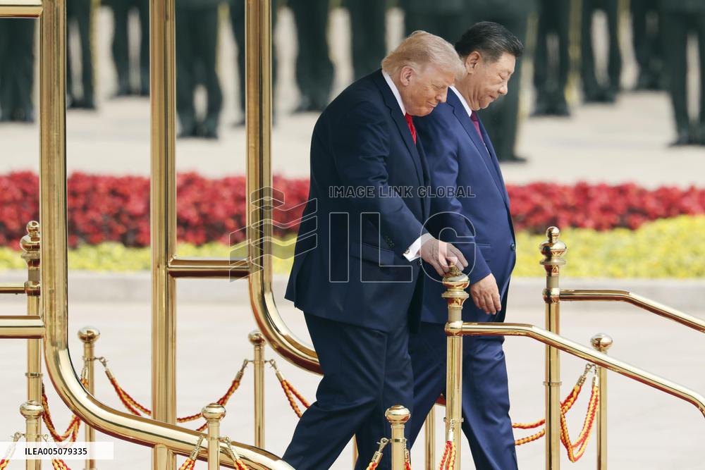 U.S. President Trump in Beijing