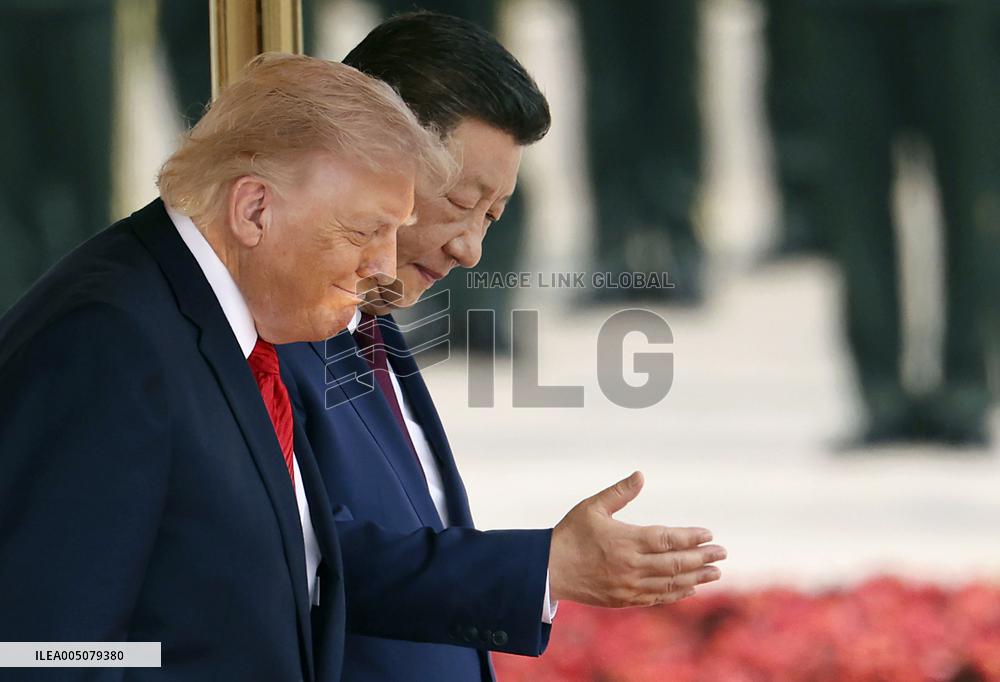 U.S. President Trump in Beijing