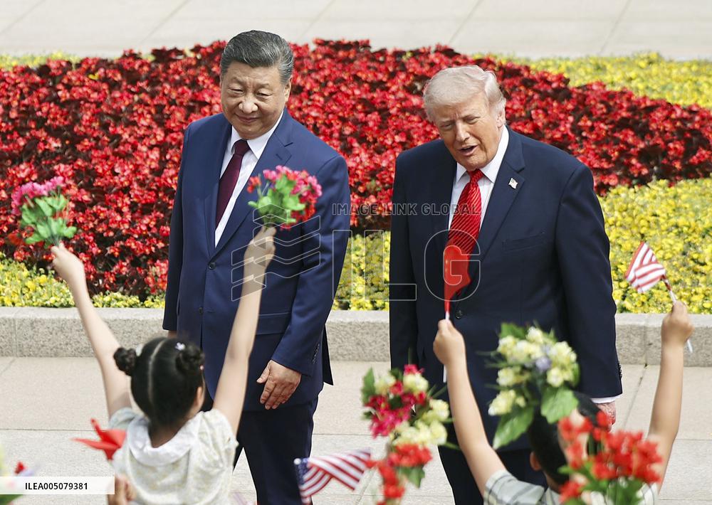 U.S. President Trump in Beijing