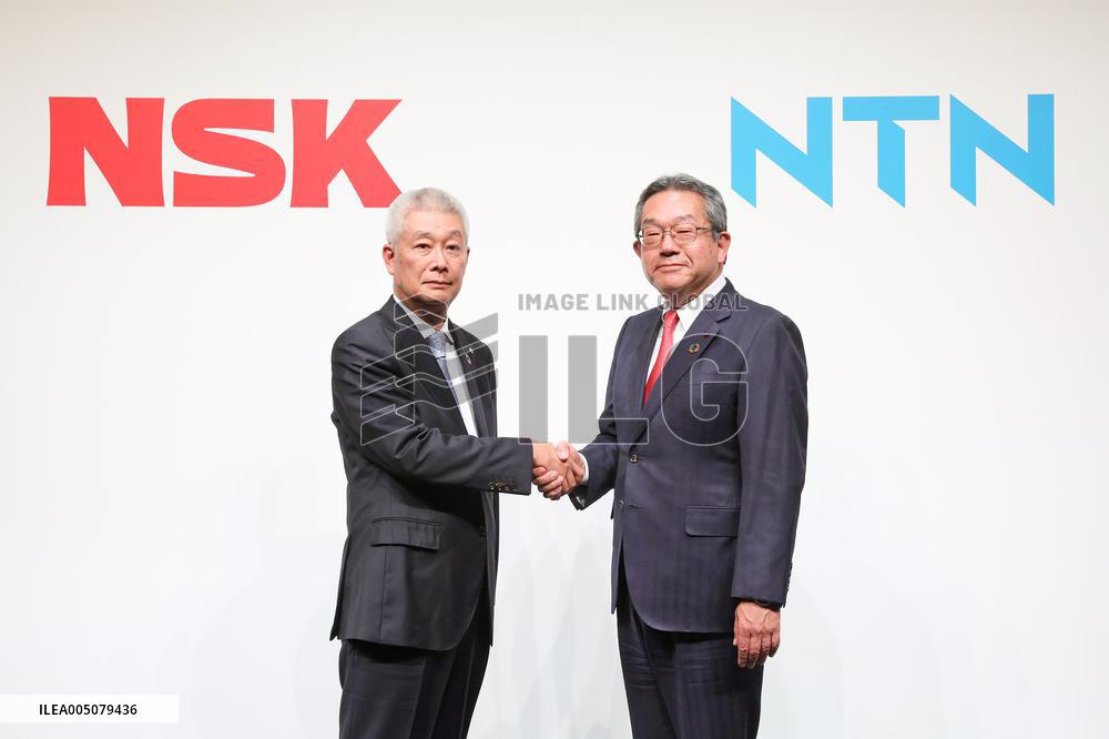 Press Conference on the Management Integration of NSK and NTN