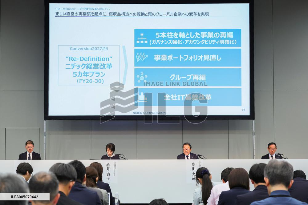 Nidec Press Conference on Quality Fraud