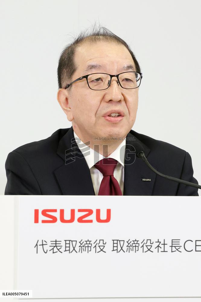 Isuzu Motors Press Conference on Financial Results for the Fiscal Year Ending March 2026