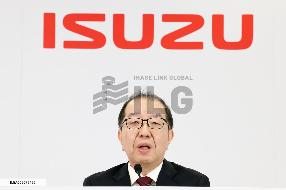 Isuzu Motors Press Conference on Financial Results for the Fiscal Year Ending March 2026