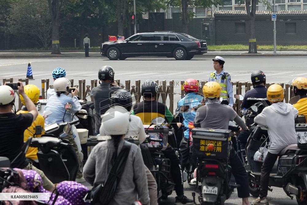 U.S. President Trump in Beijing
