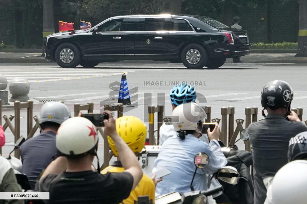 U.S. President Trump in Beijing