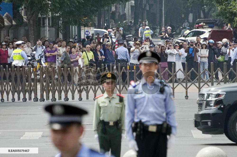 U.S. President Trump in Beijing