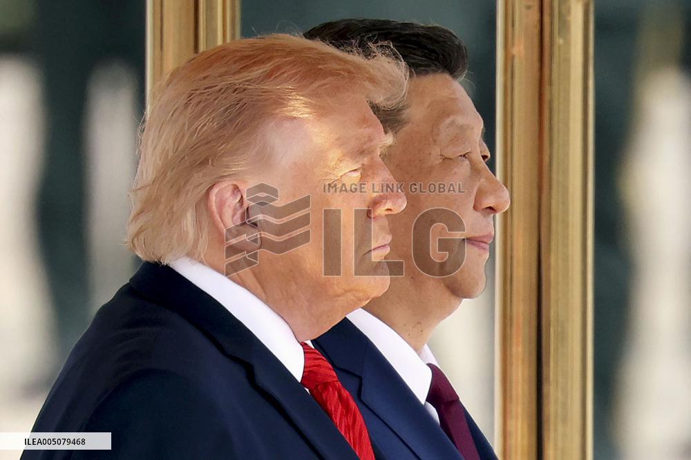U.S. President Trump in Beijing