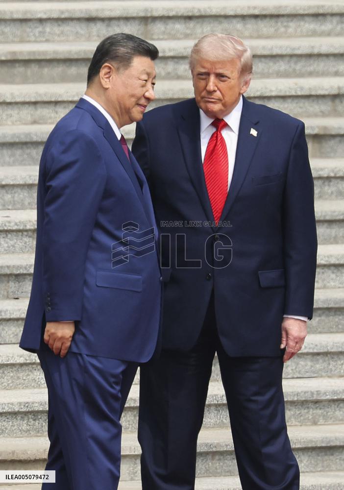 U.S. President Trump in Beijing