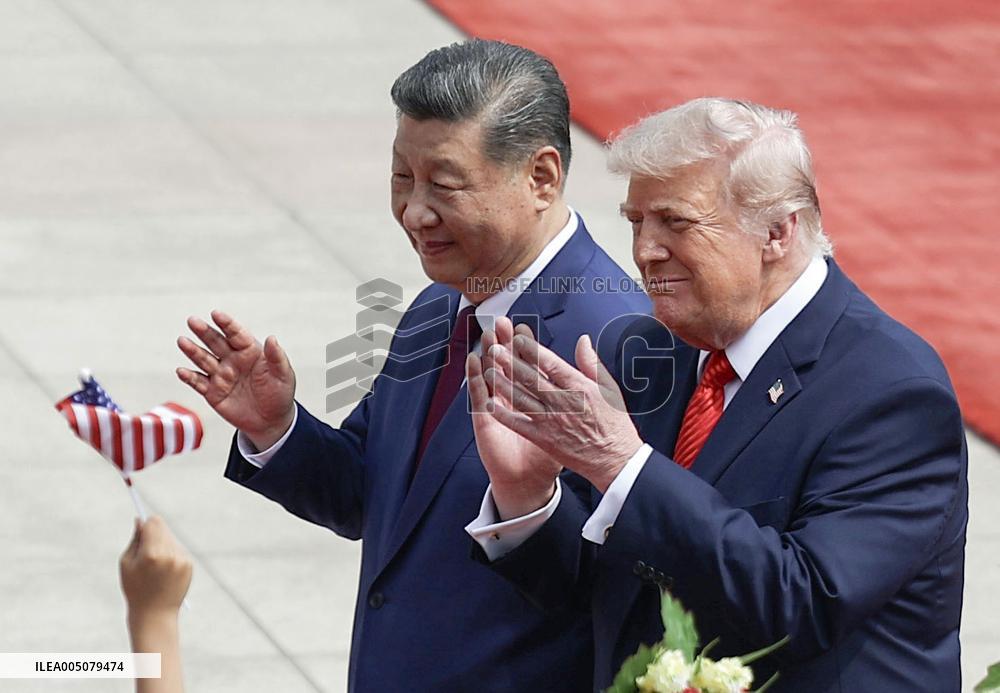 U.S. President Trump in Beijing