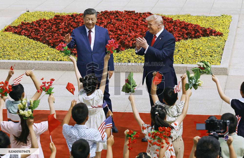 U.S. President Trump in Beijing