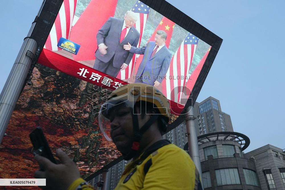 U.S. President Trump in Beijing