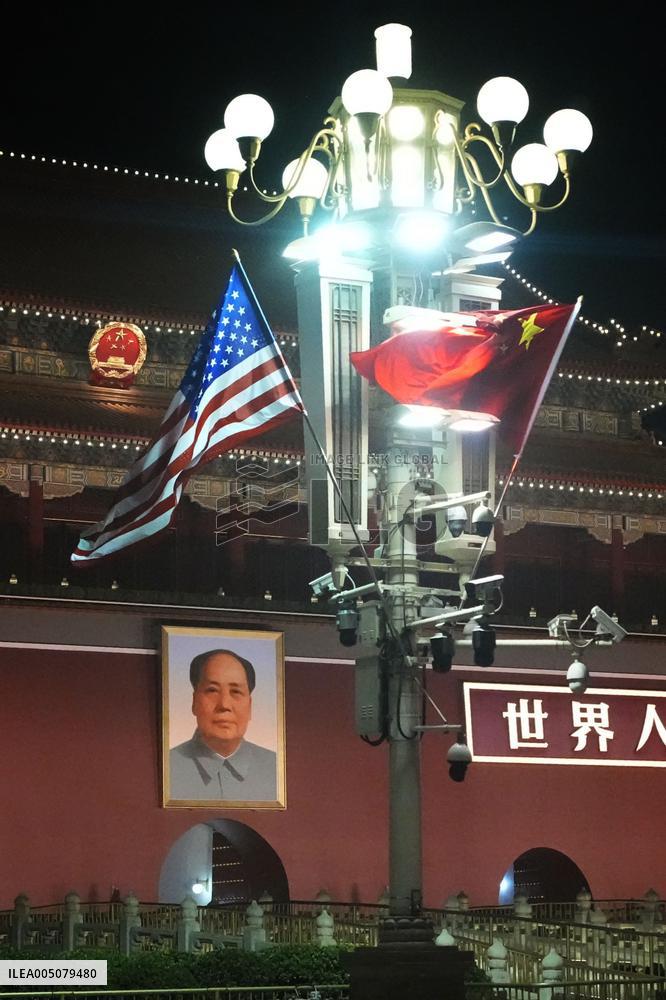 U.S. President Trump in Beijing