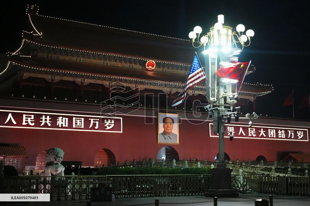 U.S. President Trump in Beijing