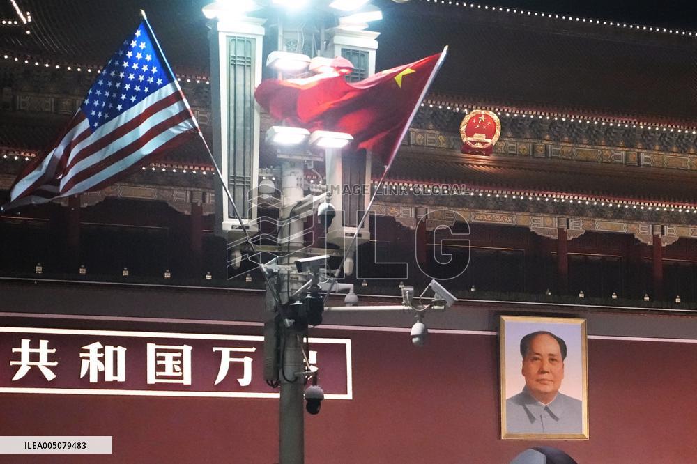 U.S. President Trump in Beijing