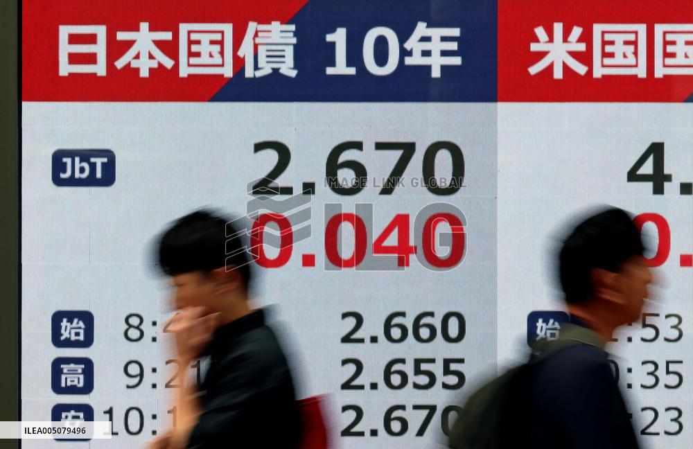 Key bond yield hits 29-year high