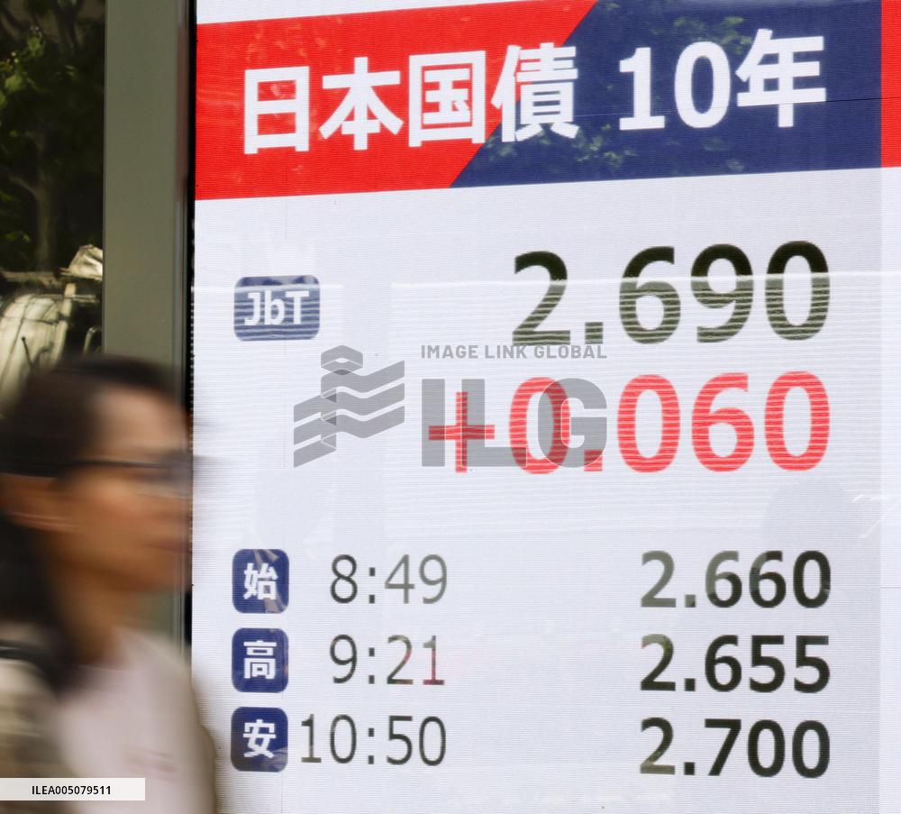 Key bond yield hits 29-year high