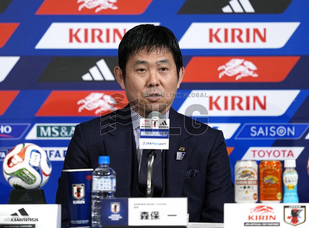 Football: Moriyasu announces World Cup squad