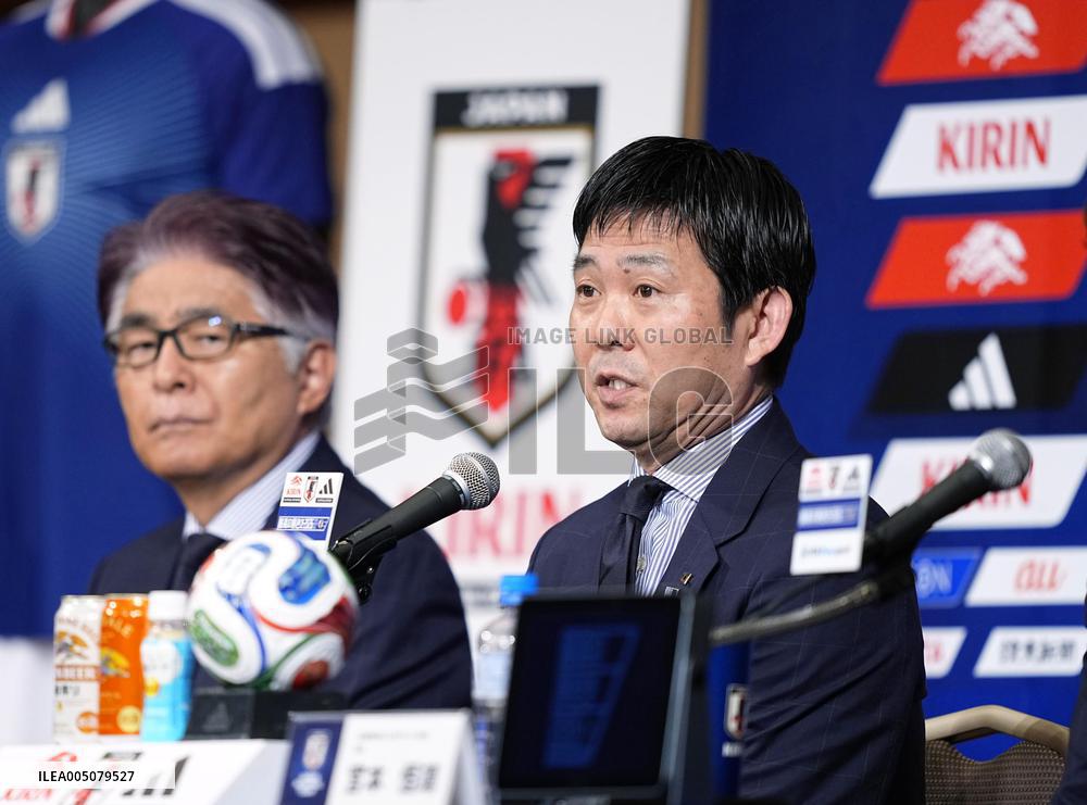 Football: Moriyasu announces World Cup squad