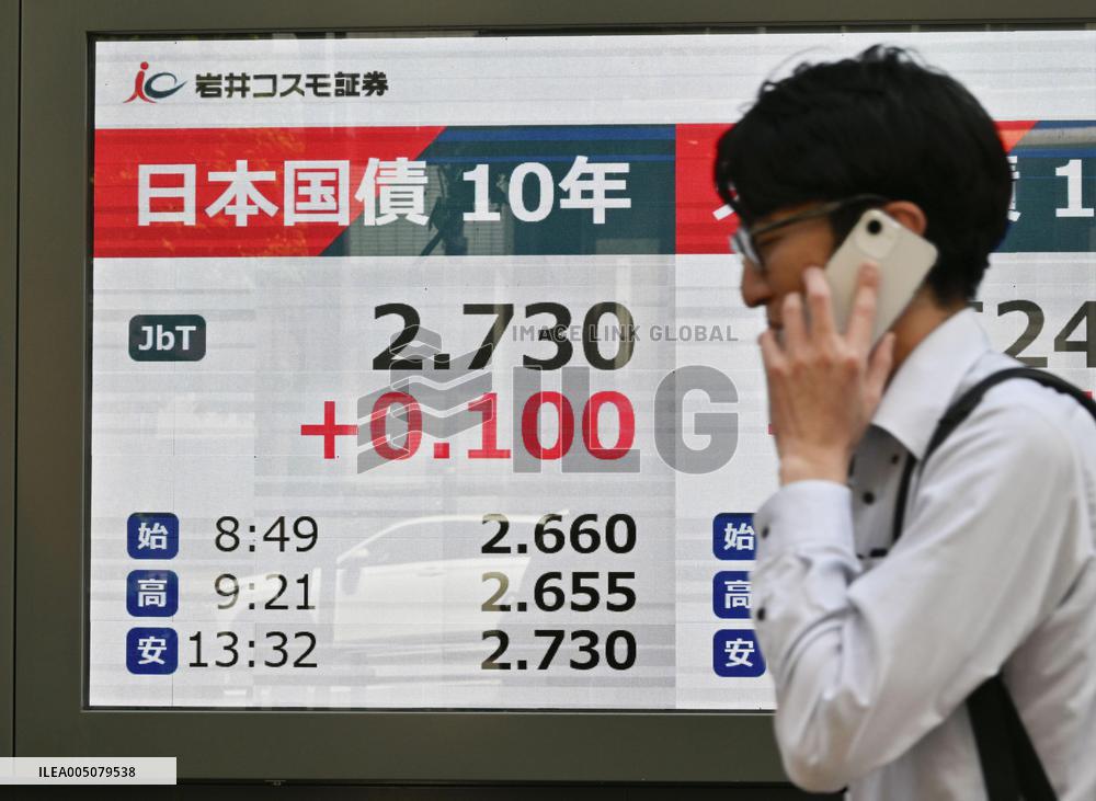 Key Japan bond yield hits 29-year high