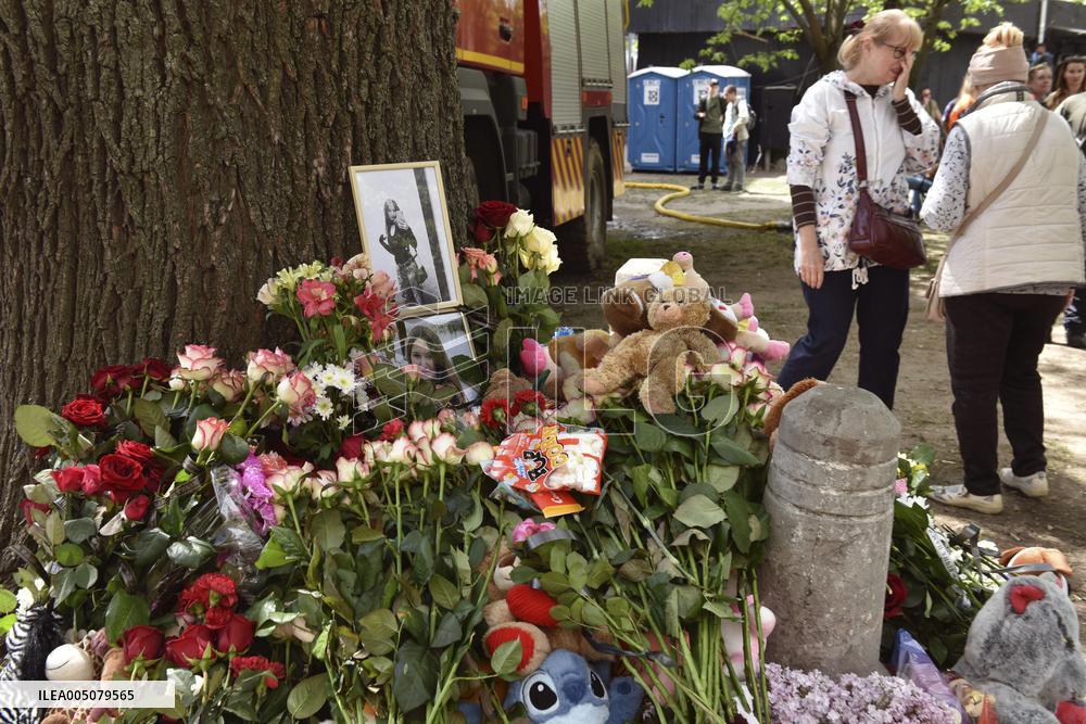 Massive Russian attacks on Kyiv