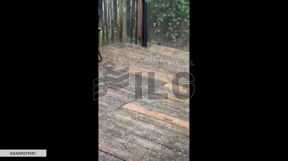 US: Hail Pounds Southeast Wisconsin as Severe Storm System Sweeps Through Region