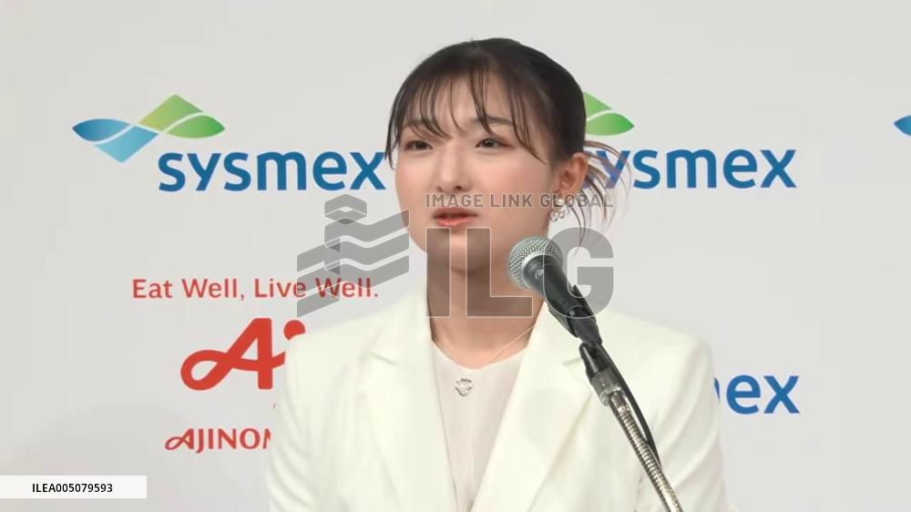 [Breaking News]Figure Skating: Sakamoto at retirement press conference