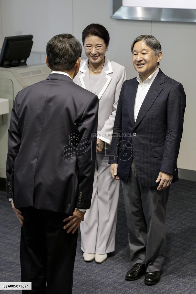 Japan emperor, empress visit Ehime