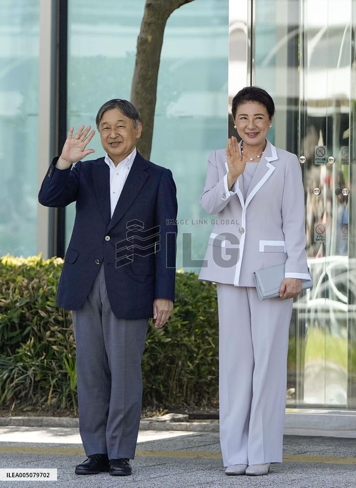 Japan emperor, empress visit Ehime